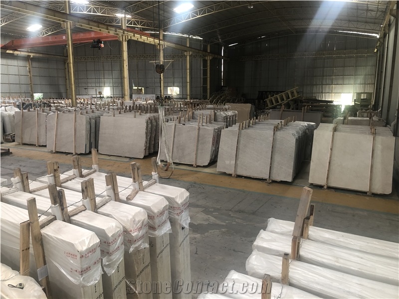 Silver Oman Grey Marble Quarry Blocks in Stock
