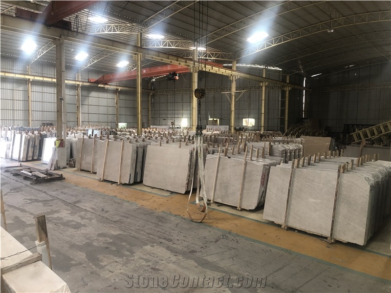Silver Oman Grey Marble Quarry Blocks in Stock