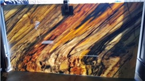 Multicolored Wavy Marble Slabs Multicolored Wavy Marble Slabs