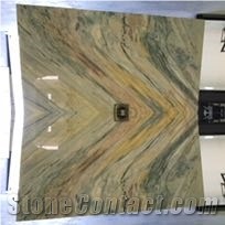 Multicolored Wavy Marble Slabs