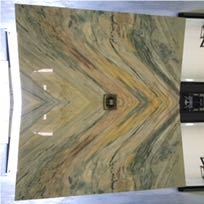 Multicolored Wavy Marble Slabs