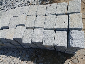 Indian Grey Granite Cobbles , Grey Granite Setts