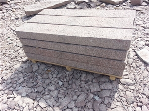 Indian Manga Red Granite Kerbstones