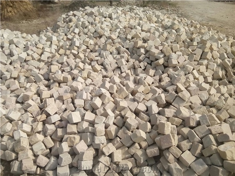 Mint Sandstone Cobble Stones