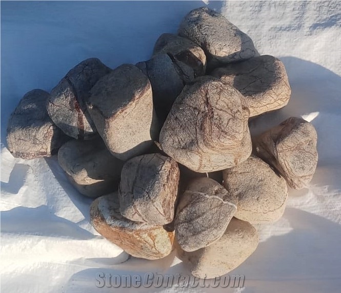 Rain Forest Brown Marble Tumbled Mosaic