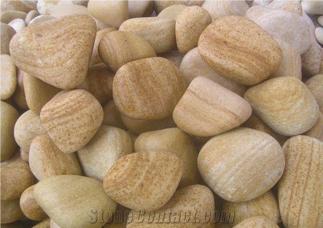 Teakwood Sandstone Pebble Stone