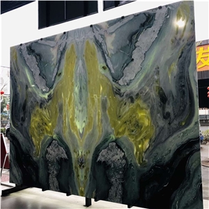 Bookmatch Paradise Jade Marble Slabs Floor Tiles