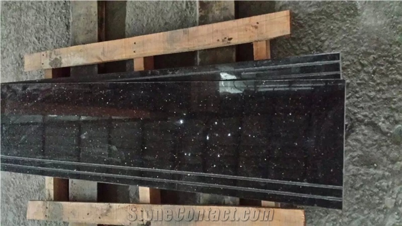 Cheap Mag Black Galaxy Granite Steps Stairs Riser