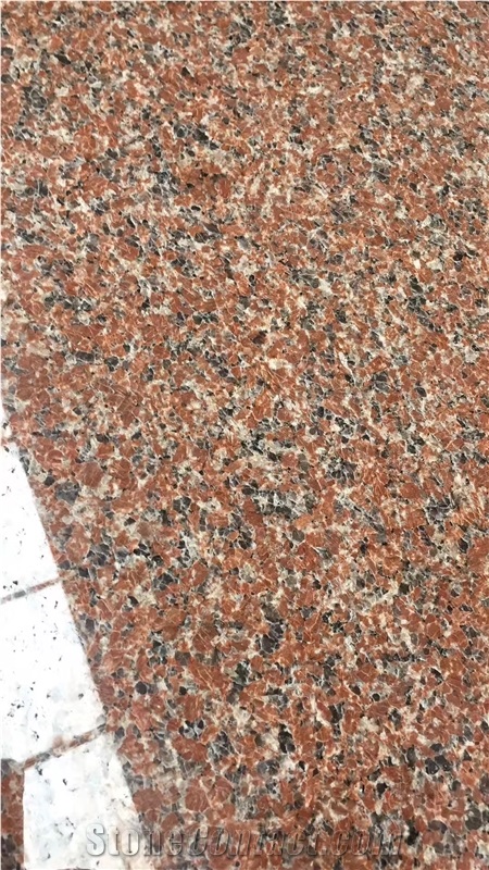 China G386 Rocky Red Granite Slabs Wall Floor Tile