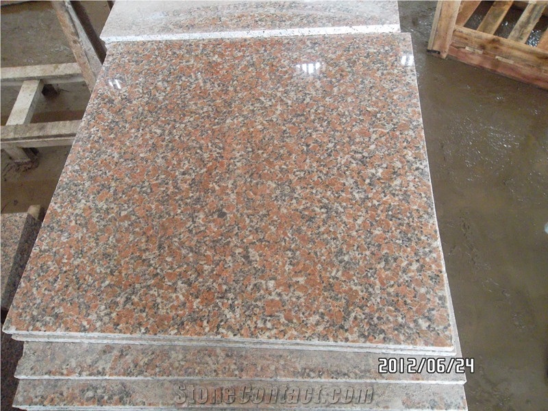 Chinese Cenxi Maple Red Granite Wall Floor Tiles