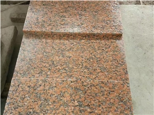 Chinese G562 Maple Red Granite Wall Flooring Tiles