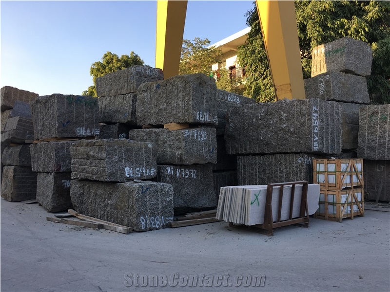 Finland Baltic Brown Granite Quarry Big Raw Blocks