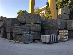 Finland Baltic Brown Granite Quarry Big Raw Blocks