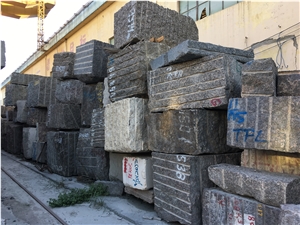 Finland Baltic Brown Granite Quarry Big Raw Blocks