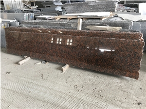 Finland Virolahden Punainen Red Granite Slab Tiles