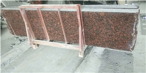Finland Virolahden Punainen Red Granite Slab Tiles