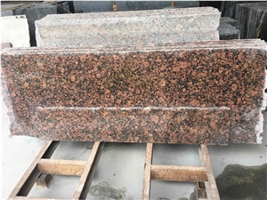 Finland Virolahden Punainen Red Granite Slab Tiles