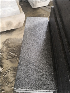 Flamed New G654 Padang Dark Grey Granite Steps