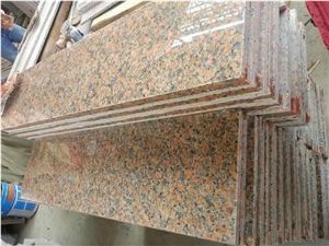 G562 Maple Leaf Red Granite Steps Stairs Riser