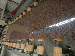 G562 Maple Rojo Red Granite Slabs Floor Tiles