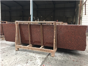 Indian New Imperial Red Granite Slabs Floor Tiles