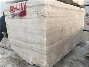 Italy Silver Florence Travertine Blocks