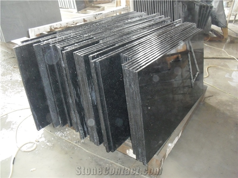 Kayon Nero Spark Black Granite Wall Floor Tiles