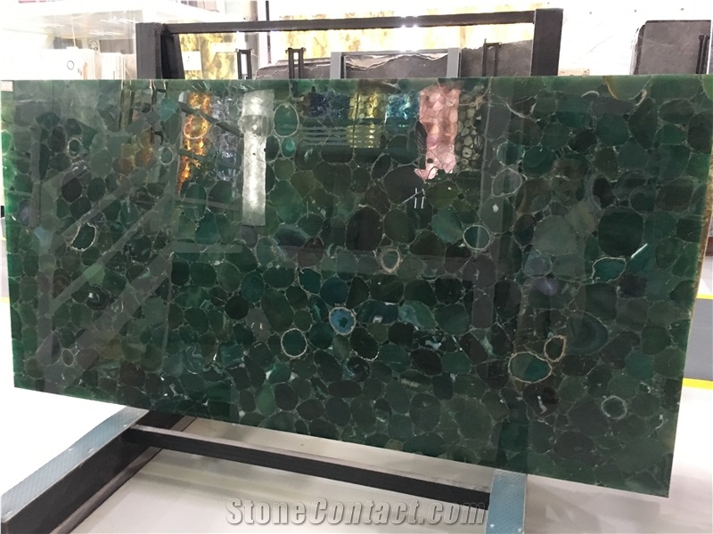 Luxury Green Malachite Semiprecious Gemstone Slabs