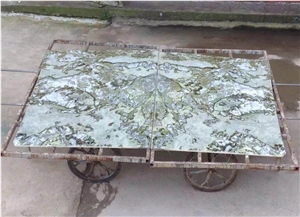 Magic Seaweed Green Marble Slabs Flooring Tiles Magic Seaweed Green Marble Slabs Flooring Tiles