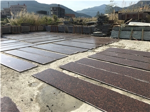 Monola Brown Granite Slabs Walling Flooring Tiles