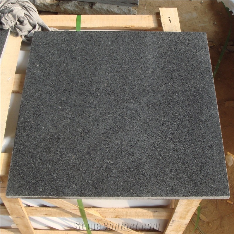 Polished Chinese G654 Grey Granite Flooring Tiles