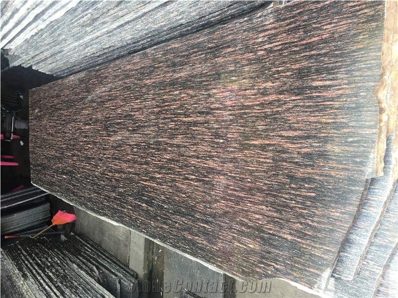 Pomegranate Red Granite Slabs Wall Flooring Tiles