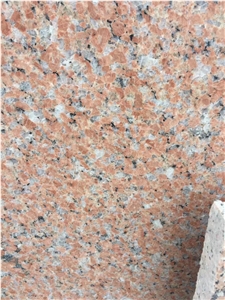 Shidao Island Rocky Red Granite Slabs Floor Tiles