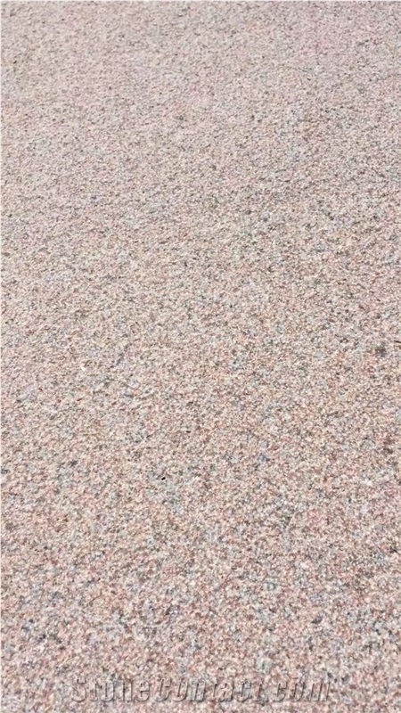 Shidao Island Rocky Red Granite Slabs Floor Tiles