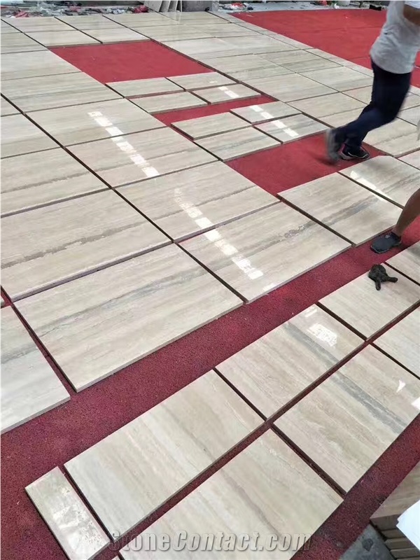 Silver Grey Travertine Slabs & Floor Tiles