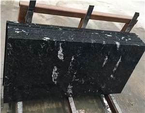Snow Night Black Granite Slabs Walling Floor Tiles