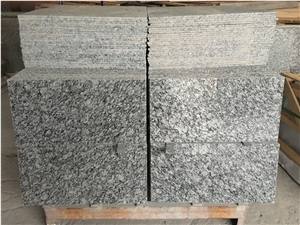 Spray Grey Flower Granite Slabs Wall Flooring Tile