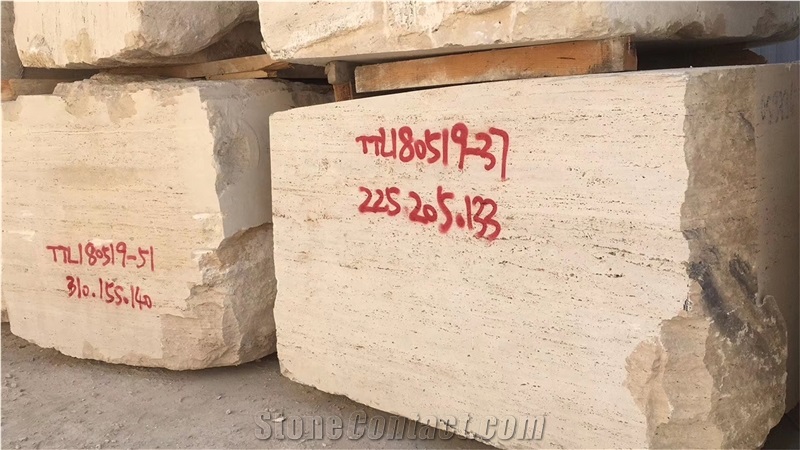 Turkey Light Cream Travertine Slab Wall Floor Tile