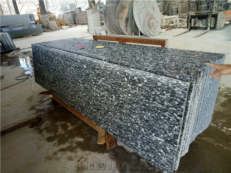 White Wave Granite Slabs Walling Flooring Tiles