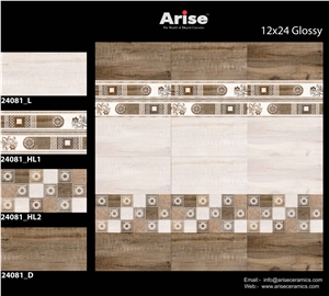 Wood-Look Ceramic Wall Tile