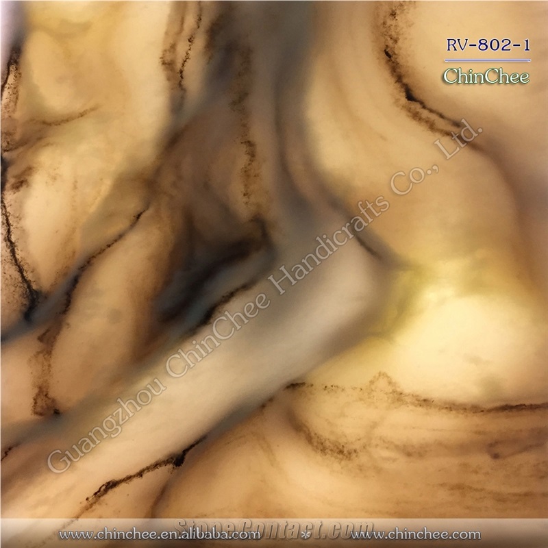 Artificial White Onyx Stone for Walling Decors