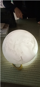 Ball Shape Onyx Sheet Faux Alabaster Wall Panel