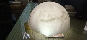 Ball Shape Onyx Sheet Faux Alabaster Wall Panel