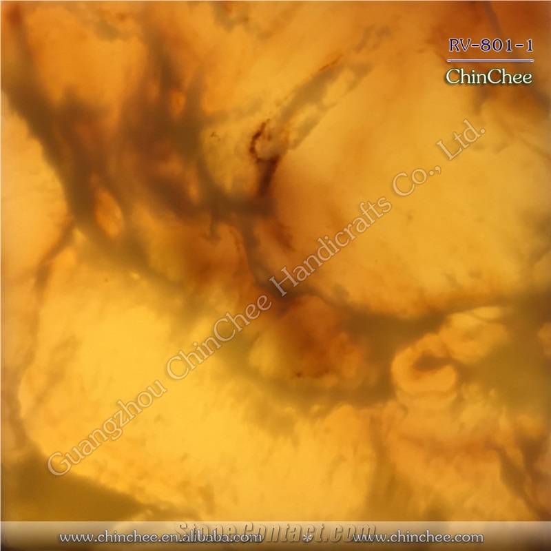 Translucent Artificial Stone Wall Panel Slabs and Tiles
