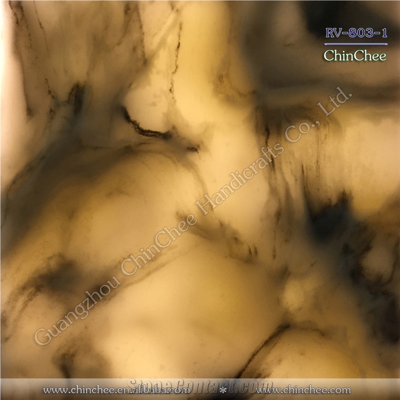 Translucent Artificial Stone Wall Panel Slabs and Tiles