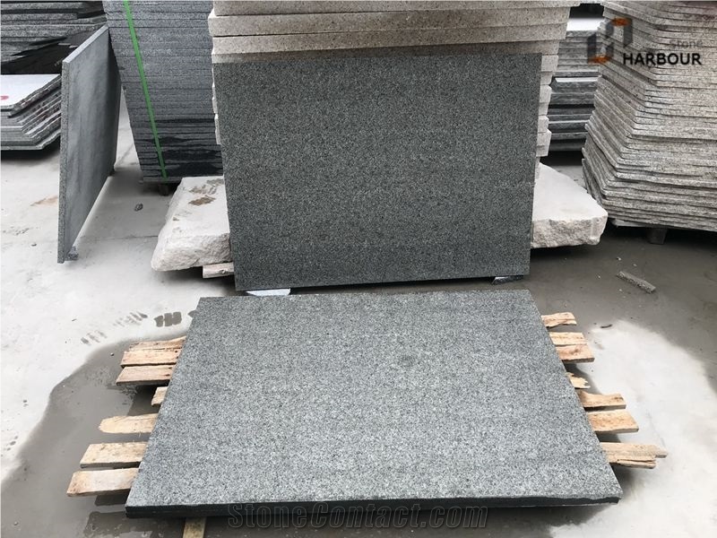 G685 Diamond Black Granite Paving