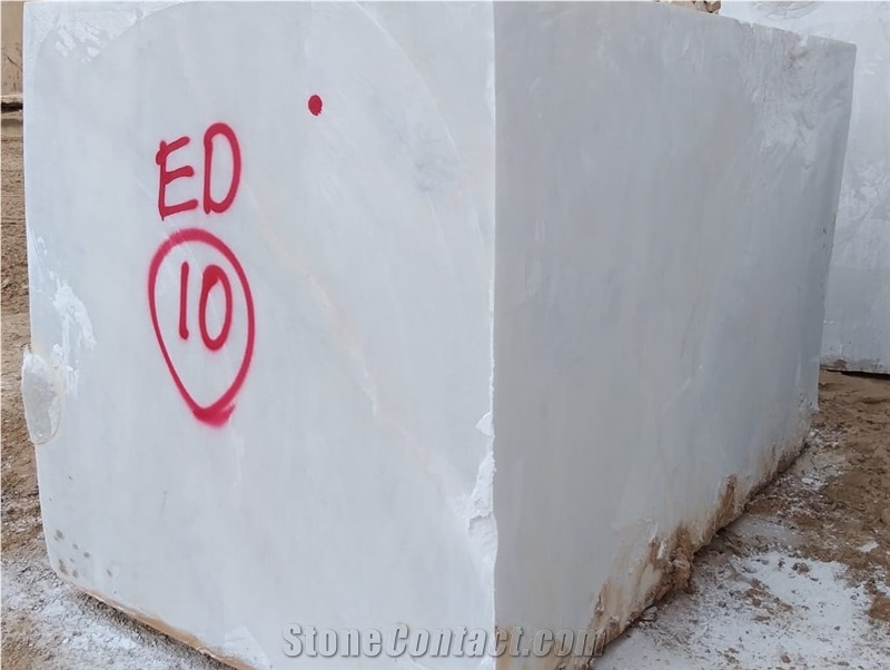 Bianco Ibiza Mugla White Marble Block