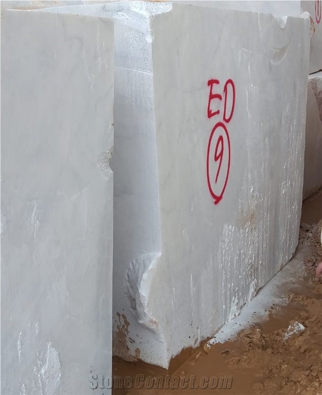 Bianco Ibiza Mugla White Marble Block