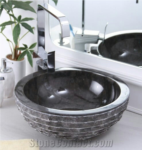 Black Marble Stone Sinks, Grey Marble Stone Sinks, Stone Wastafel, Stone Wash Basin