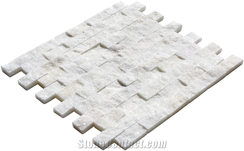 Split Face Classic Light Travertine Mosaic